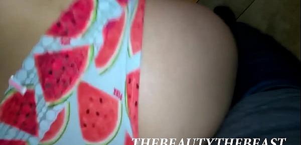  Fucking Air Bnbs Guest&039;s Girlfriend On Kitchen Table Ft. Thong Fucking POV